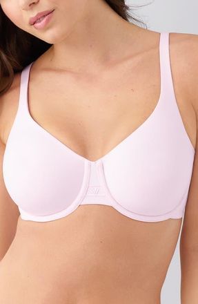 Wacoal Ever Flexing Underwire Bra in Cradle Pink at Nordstrom, Size Xx-Large