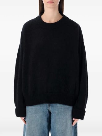 American Vintage VITOW cre-neck sweater - Black