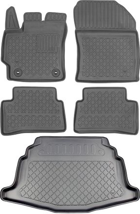OEM Toyota Corolla Xii E210 Hatchback Desde Febrero De 2019. Juego: Alfombrillas Para Coche + Alfombrilla Para Maletero