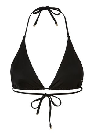 HUGO BOSS Triangel-Bikini-Top BOSS CI TRIANGLE, Damen, Gr. M, N-Gr, schwarz, Microfaser, Obermaterial: 80% Polyamid, 20% Elasthan, Bikini-Oberteile Triangel-Bik