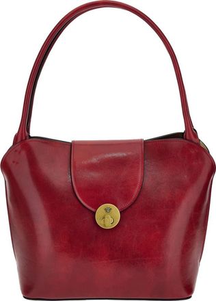 Versace Medium Vivian Leather Shoulder Bag in Carminio Red Gold 82 at Nordstrom