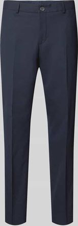 Selected Anzughose mit Bügelfalten in Marine, Größe 102