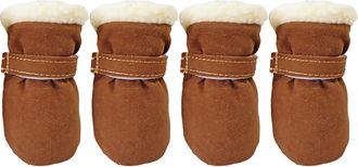 Generic Plus Velvet Padded Warm Shoes Boots Plus Velvet Warm Soft Soled Shoes Warm Windproof Shoes. (E, 4.5cm)