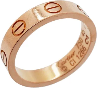 Cartier Pink Gold (18K) Band Ring (Pre-Owned)