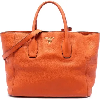Prada Pre-owned Prada Vitello Daino Open Convertible Tote Ladies G6SNU7RBEIQEKNSZ