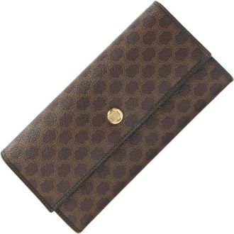 Celine Pre-owned Wallets, female, Brown, Size: ONE SIZE Pre-owned Long wallet (bi-fold)