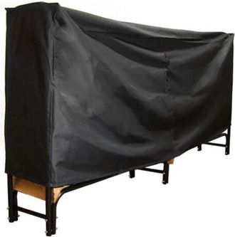 OEM Funda Para Le&ntilde;a Fabricada En Tejido Oxford 600d, Impermeable Y Resistente A Los Rayos Uv - 2,4 M, Color Negro