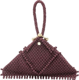 Alemais Mini Macrame Trapeze Pouch