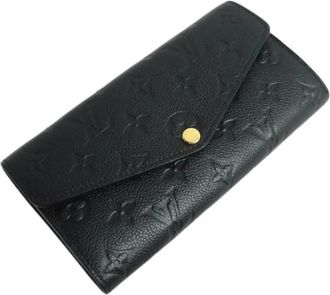 Louis Vuitton Pre-owned Wallets, female, Black, Size: ONE SIZE Pre-owned Canvas Wallet
