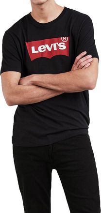 Levi's Heren T-Shirt in Zwart