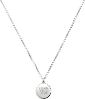 Gucci Blind for Love Hanger Ketting - Dames - Kettingen - Grijs - ONE Size - Accessoires