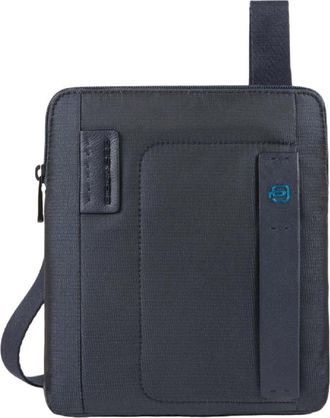 Piquadro Organised Pocket Cross-body Bag P16 - male - Piquadro - Cross Body Messenger - Blue - ONE SIZE - Bags