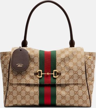 Gucci Borsa Paparazzo Medium in canvas GG