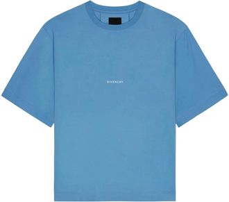 Givenchy logo-print T-shirt - Blue