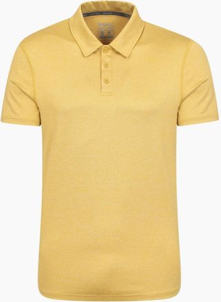 Mountain Warehouse Mens Mountain Warehouse Mens Agra Stripe Polo Shirt - Yellow - Size: 34