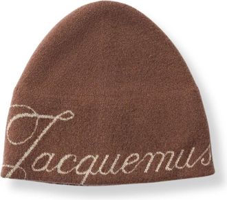 Jacquemus Le bonnet Atelier - Accessories - Hombre - Marr&oacute;n - ONE SIZE