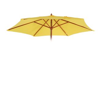 Hhg Nunca Usado] Funda De Recambio Para Parasol Florida, Funda De Recambio Para Parasol, &Oslash; 3m Poli&eacute;ster 6 Varillas, Amarillo
