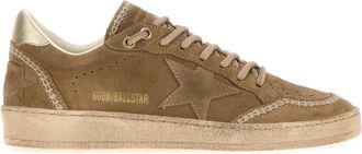Golden Goose Brown Suede Sneakers
