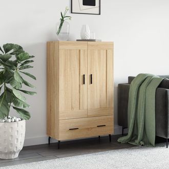 vidaXL Vidaxl - Aparador Alto Madera De Ingenier&iacute;a Roble Sonoma 69,5x31x115 Cm