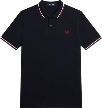 Fred Perry M3600 Polo - Heren - Polos - Blauw - L - Katoen - Tops