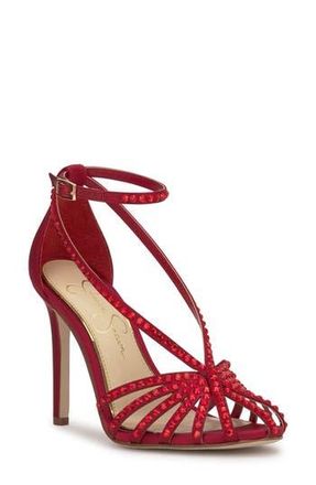 Jessica Simpson Jittale Ankle Strap Sandal in Red 02 at Nordstrom Rack, Size 7.5