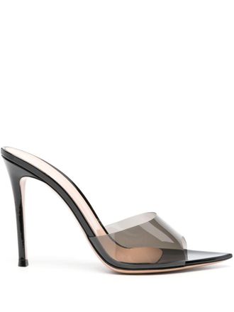 Gianvito Rossi 105mm Elle transparent sandals - Black