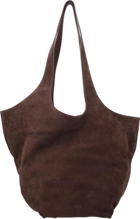 The Attico Spacious Suede Shoulder Bag with Comfortable Straps