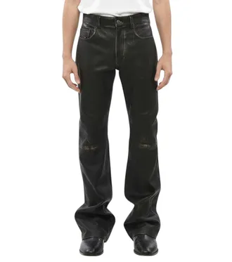 Diesel Black Regular Mid Rise Jeans
