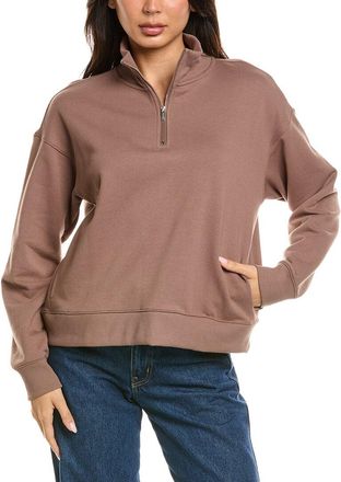 Splendid Goldie Mock Neck 1/4-Zip Sweater