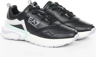 Emporio Armani Stijlvolle Moon Training Sneakers - Dames - Sneakers - Zwart - 35 EU - Schoenen