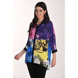 Frank Lyman Design Shirts, female, Multicolor, Size: 2XL Shirts