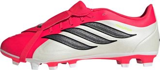 adidas Predator Club Fold-Over Tongue Firm Ground/Multi Ground Soccer Cleats Lucid Red Core Black Cloud White JS0346