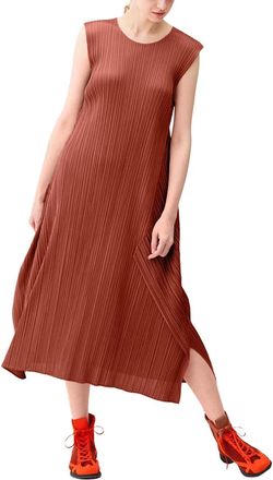 Issey Miyake Pleated A-Line Dress