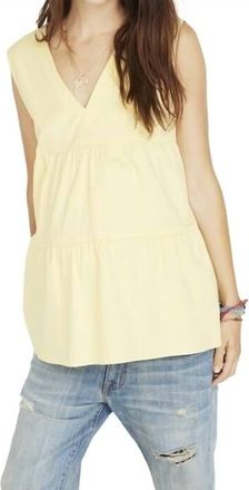 Hatch Maternity The Evelyn Top In Yellow