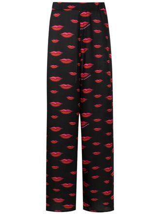 Amir Slama Straight broek - Zwart