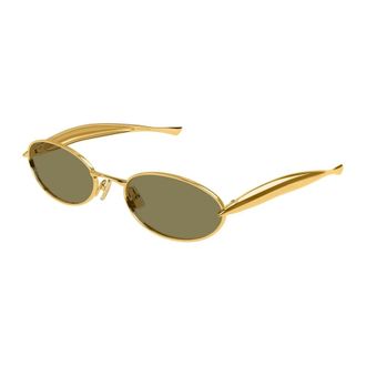 Bottega Veneta Sunglasses, unisex, Yellow, Size: 57 MM Bv1386S 006 Sunglasses