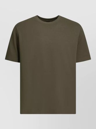 Herno e polo crew neck ribbed cuff t shirt