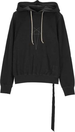Rick Owens hoodie met pentagramprint