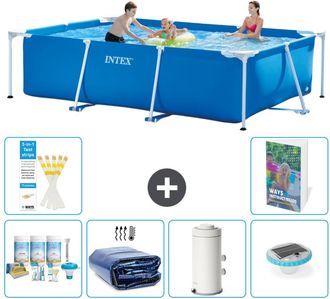 Intex Piscina Con Estructura Rectangular - 300x200x75 Cm - 7-piezas S54