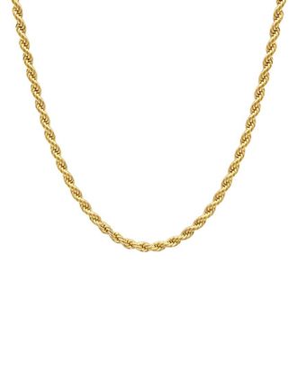Adornia Adornia 14K Plated Rope Chain Necklace