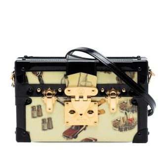 Louis Vuitton Pre-owned Petite Malle - Dames - Pre-owned - Beige - Maat: ONE Size Leer