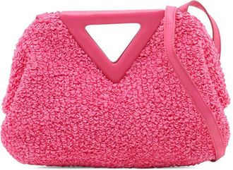 Bottega Veneta Pre-owned Bottega Veneta Small Boucle Curly Raffia The Point Triangle Satchel Ladies KO9SD57SZTQCZD2K