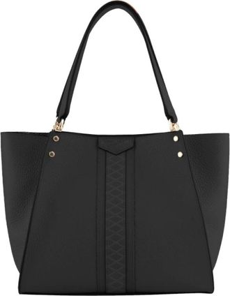 Pourchet Petit cabas Hebdo Madison - Dames - Shoppers - Zwart - ONE Size - Leer - Tassen