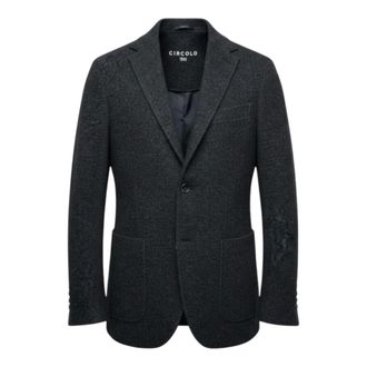 Circolo 1901 Blazers, male, Gray, Size: L Cn5046 Blazer