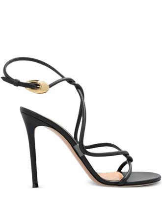 Gianvito Rossi Sandali con nodo 120mm - Nero