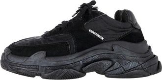 Balenciaga Womens Polyamide Triple S Sneaker (Authentic Pre-Loved)