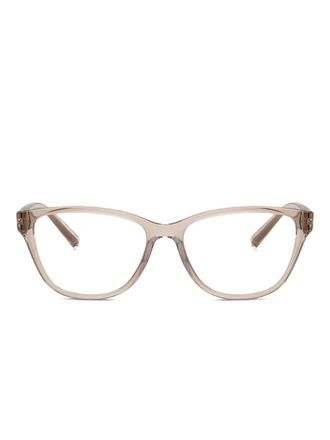 A|X Armani Exchange Occhiali con logo - Marrone