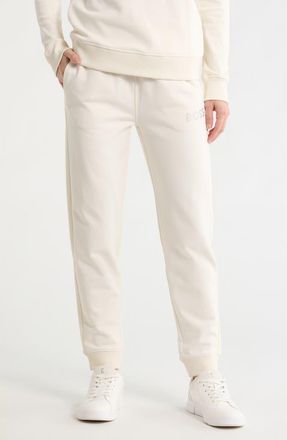 Boss Orange by Hugo Boss Embellished Logo Joggers in Open White at Nordstrom Rack, Size X-Small