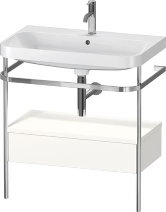 Duravit Set C-bonded Duravit Happy D.2 Plus Con Consola Met&aacute;lica Y Caj&oacute;n
