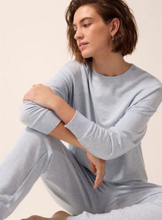 Miiyu Womens Brushed underside supple sweatshirt